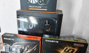 Игровая сборка: процессор Intel Core i5-6500, видеокарта GTX 1660, материнская плата Z270 Gigabyte, озу 32 гб