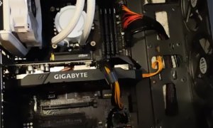 Игровая сборка: процессор Intel Core i5-6500, видеокарта GTX 1660, материнская плата Z270 Gigabyte, озу 32 гб