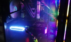 Игровая сборка: видеокарта Gainward RTX-4060, материнская плата MACHINIST-x99